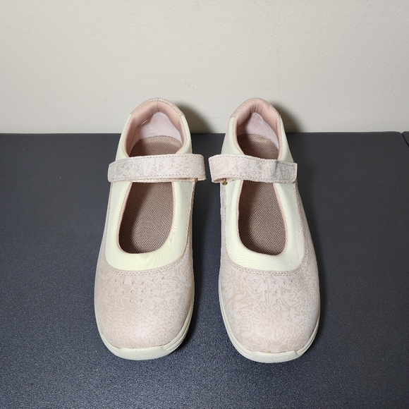 Drew Rose Womens Beige Leather Mary Jane Orthopedic Diabetic Comfort Shoes Sz 8 - Picture 7 of 10